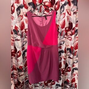 MYNT 1792 Pink and Purple Midi Dress